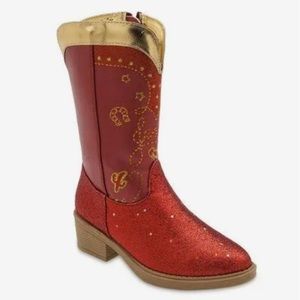 Disney Toy Story Jessie Cowgirl Cowboy Boots Costume Dress Up Toddler Size 7/8